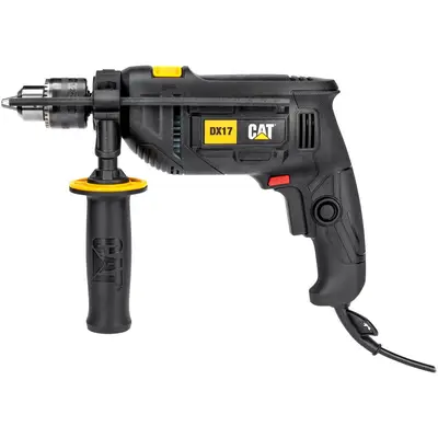 CAT Masina de gaurit si insurubat cu percutie CAT DX17, 750W, tip mandrina 13mm, viteza 0-3000RPM…