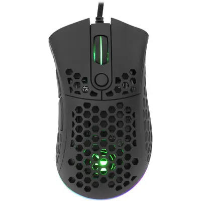 White Shark Mouse Gaming cu fir White Shark SHURIKEN ESL-M56, 19.000 DPI, Negru