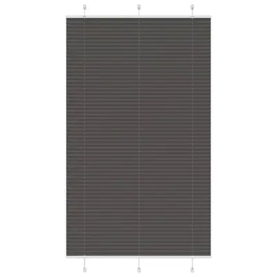 Jaluza plisata negru 115x200 cm latime tesatura 114,4 cm