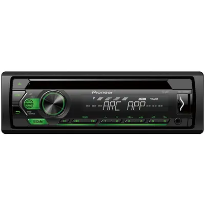 Pioneer Radio auto, Pioneer, DEH-S120UBG CD, USB, 4x50 W, Verde-Negru