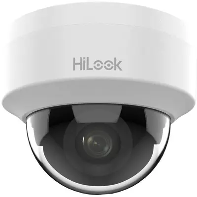 Camera IP dome HiLook IPC-D141H-C, 4MP, lentila fixa 2.8 mm, IR 20m, Dome, PoE, H.265+, DWDR…