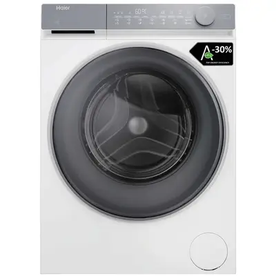HAIER Masina de spalat rufe Haier, X7,10 kg, 1400 rpm, DM, A, ECO wash, ABT, Dual spray, hOn, micro…