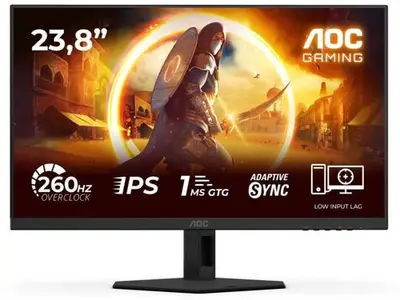 Monitor Gaming IPS LED AOC 23.8inch 24G4ZRE, Full HD (1920 x 1080), HDMI, DisplayPort, 260 Hz, 1 ms…