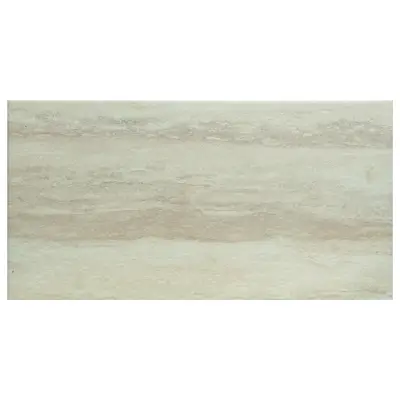 Gresie exterior / interior antiderapanta Esplanade (Travertino Classico) Bone 30 x 60 cm mata…
