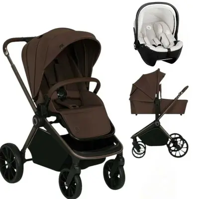 Carucior 3 in 1, Lionelo, Mika Plus, Cu scoica auto Moxie Bej Reversibil, Cu sistem de ventilatie…