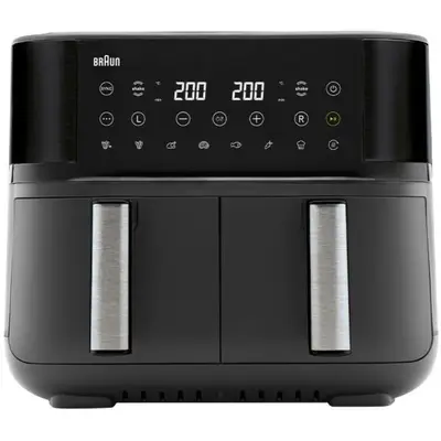 BRAUN Friteuza cu aer cald Braun TwinCook 5 TD5030IBK - 0X12500020, 2400W, 80°~200°C, Capacitate…