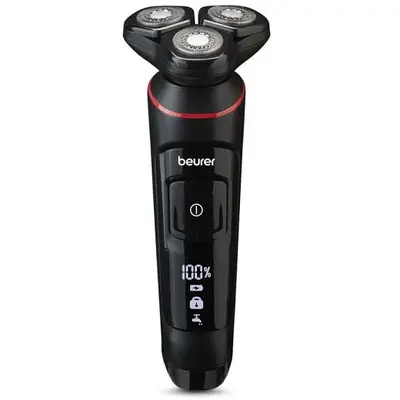 BEURER Aparat de ras, Beurer, MN8X, Fixare magnetica, Afisaj LED, Rotativ, Negru