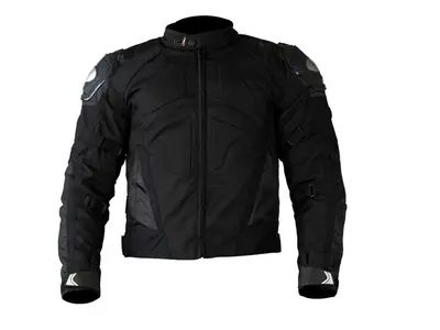 Geaca moto textila scurta PGS 12-13-2550, protectii coloana, coate si umeri, culoare negru, marime…