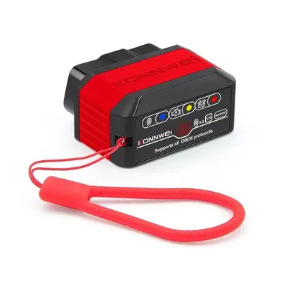 Diagnoza Auto OBD2 KONNWEI KW906, Bluetooth 5.0, Buton ON-OFF, Compatibil Android IOS, ELM 327…