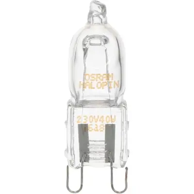 OSRAM Bec halogen OSRAM Halopin 7262777 - 00637592, Pentru cuptoare incorporabile BOSCH, G9, 40W…