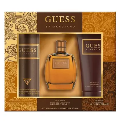 Set Guess by Marciano, Barbati Apa de toaleta 100 ml + Deodorant 226 ml + Gel de dus 200 ml…