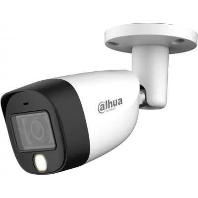 Camera HDCVI Dahua HAC-HFW1200CM-IL-A-0360B-S6, 2MP, lentila 3.6mm, Smart Dual Light 20m, microfon…