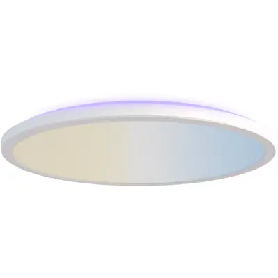 Calex Lampa de plafon LED Calex Smart Halo, 40cm, RGB, lumina alba calda, 25W, plastic, IP20, clasa…