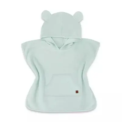 Poncho baie, Qmini, Cu gluga, buzunar si urechi, Materiale certificate Oeko Tex Standard 100, 4 - 7…