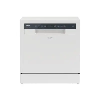 Masina de spalat vase independenta Candy Rapido' CP 8F9FFW, 8 seturi, 8 programe, Wi-Fi, Express…