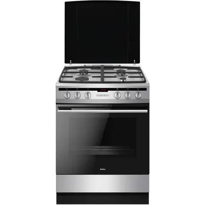 AMICA Aragaz mixt Amica 617GES3.33HZpTaDpA(Xx) PIZZA, 60 cm, 65 l, clasa A, inox