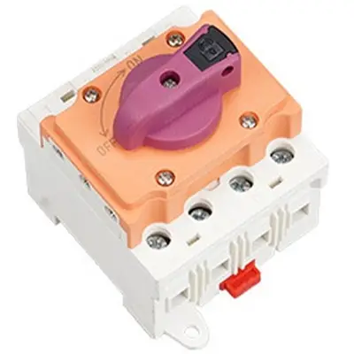 Comutator izolator DC fotovoltaic STPV-40.I, 4 Poli, 32A, 1200V DC, montaj sina DIN pentru sisteme…