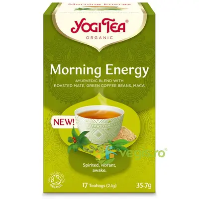 Ceai cu Mate si Boabe de Cafea Morning Energy Ecologic/Bio 17dz
