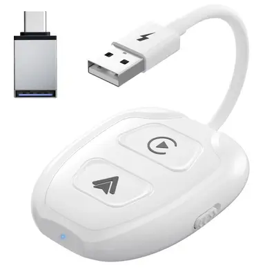 Adaptor Wireless Techstar THT-020-9-1 Pentru Apple CarPlay Si Android Auto, Dongle USB-Type-C …