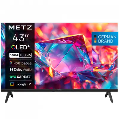 Televizor QLED Metz 109 cm (43inch) 43MQH7030Z, Full HD, Smart TV, WiFi, CI