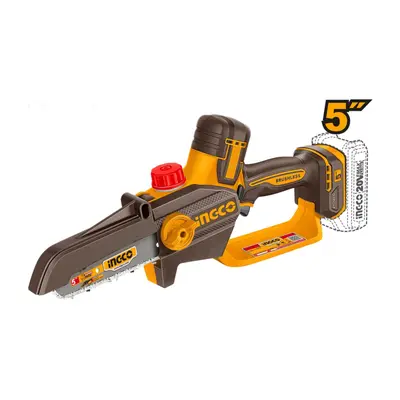 Fierastrau de mana INGCO CGSLI2056, 20V, Brushless, lama 13cm / 5”, ungere automata, lant 1/4”…