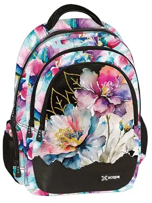 Rucsac pentru scoala Xscape Flowers Colour
