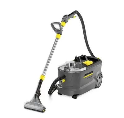 Aspirator profesional Karcher Puzzi 10/1, 1250 W, 10 L, Spalare (Gri/Galben)
