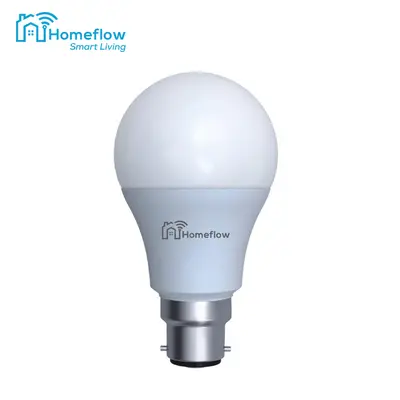 Bec inteligent LED Wireless Homeflow B-5005, B22, 9W (60W), 806lm, dimabil, lumina calda/ rece…