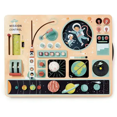Tender Leaf Jucarie educativa, Statie spatiala, Tender Leaf Toys - Space Station, din lemn premium…