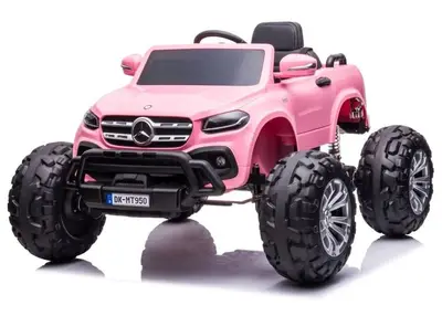 Masinuta electrica Mercedes X-Class Monster Truck, 180W, 4x4, roti moi, scaun tapitat, telecomanda…