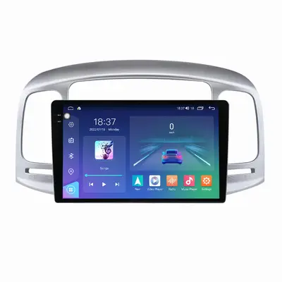 Navigatie dedicata cu Android Hyundai Accent III 2005 - 2010, 4GB RAM, Radio GPS Dual Zone, Display…
