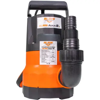 Ruris Pompa submersibila apa curata Ruris Aqua 8, 400 W, 7m³/h debit apa, 7 m inaltime refulara…