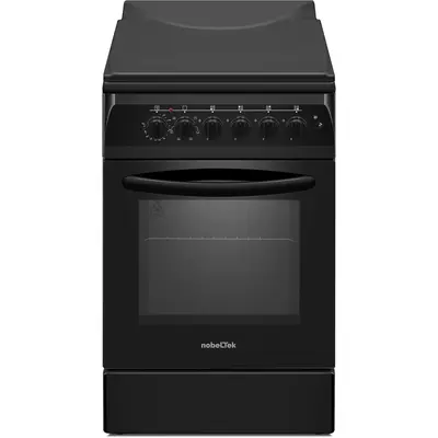 NobeLTek Aragaz NobeLTek NLT 5604N/E1, plita gaz si cuptor electric, 50 cm, negru