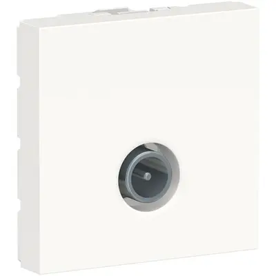 Priza tv 2 module Schneider Noua Unica NU346218, alb