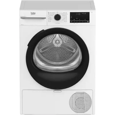 Uscator de rufe Beko BM3T40230W, Pompa de caldura, 10 kg, 15 programe, Clasa E, Hygienic Drying…
