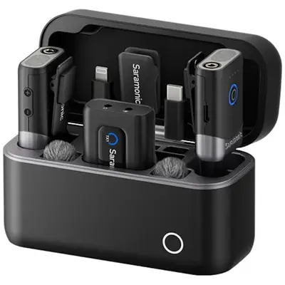 SARAMONIC Kit lavaliere wireless Saramonic Mix, 2x microfon, 1x receptor, USB-C, Lightning