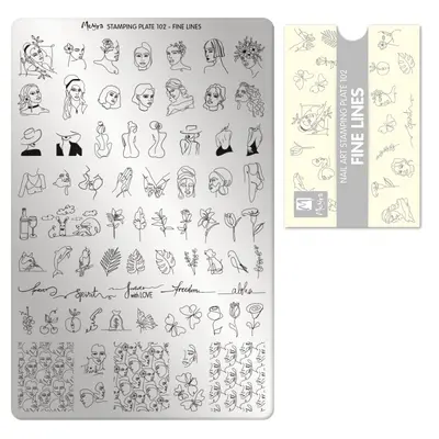 Matrita pentru stampila nr 102 - Fine Lines