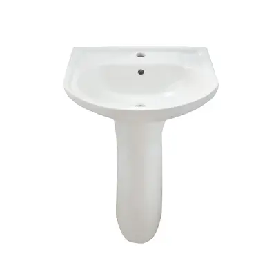 Set lavoar cu piedestal Simple 50 cm
