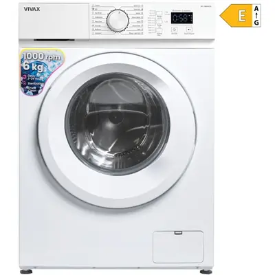 VIVAX Masina de spalat rufe Vivax WFL-100616CDSI, 6kg, 1000 RPM, Motor Inverter, Clasa A, 16…