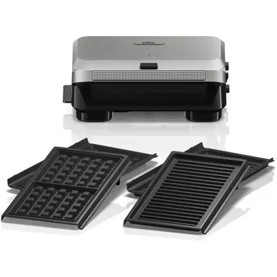 BRAUN Sandwich maker BRAUN SnackMaker 5 SM5006 - 0X23100003, 800W, 2 seturi placi, Negru argintiu