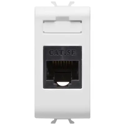 Priza date RJ45 Cat 5e - UTP Gewiss Chorus GW10421, alb