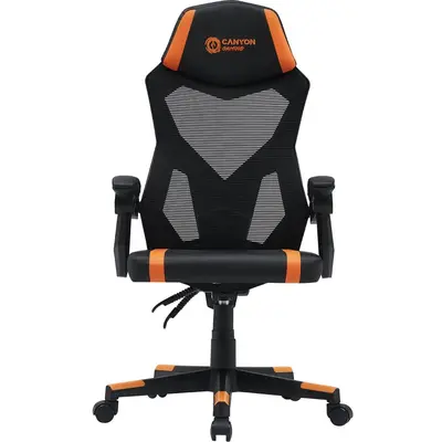 Canyon Scaun Gaming Canyon Flow CNE-MCH01, 120 kg, Negru-Portocaliu