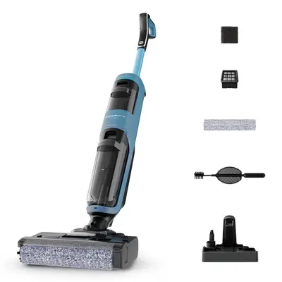 Aspirator cu spalare Rowenta X-Clean 2 GZ2271E0 120W 440 RPM pana la 35 min autonomie ecran LED 2…