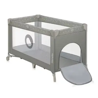 Patut pliant, Lionelo, Stefi, Cu un nivel, Cu intrare laterala cu fermoar, 2 roti, 120x60 cm…