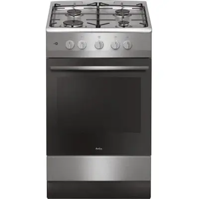 AMICA Aragaz Amica, 57GGH4.23ZPF Xx, gaz, extrudat, Inox, 50 cm