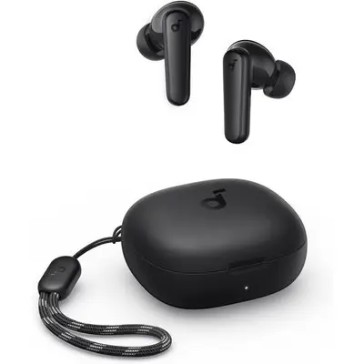 Casti TWS Anker R50i, tip butoni, utilizare multimedia, Bluetooth 5.3, 2 x mic, durata baterie pana…
