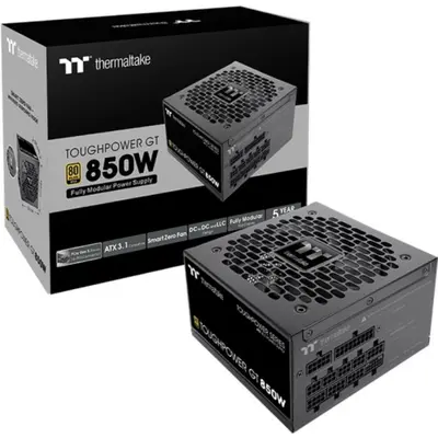 Thermaltake Sursa alimentare Thermaltake ToughPower GT 850 W, ATX 3.1, 80 Plus Gold, Full modulara…