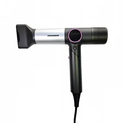 Uscator de par profesional HEINNER HHD-Y16DBLDC-SBP, 1600 W, 2 trepte putere, 3 setari temperatura…