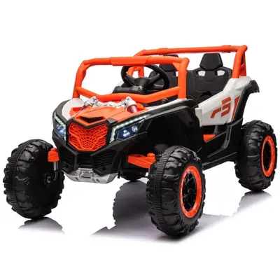 Kinderauto Warrior, UTV electric pentru copii, 4x4, 120W, 12V 7Ah, roti moi Premium, culoare…