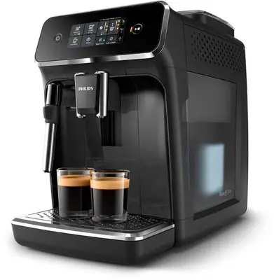 Espressor automat Philips EP2224/40, Rasnita Ceramica, Sistem de Spumare a Laptelui, Ecran Tactil…